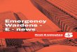 Emergency Wardens E Newsletter