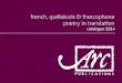 Catalogue 2014: french poetry in translation