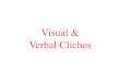 I&C Visual Cliche (examples)