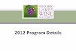 FLWA 2012 Program Details Presentation March 14, 2012
