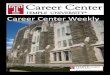 Career Center Weekly: week of Jan 21st