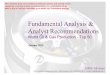 Fundamental Company Analysis - World Oil & Gas Production Sector