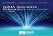 ICMA Executive Education newsletter, Issue No.1, May 2012