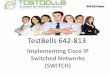 TestBells 642-813 Testing