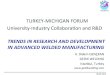Turkey-Michigan Forum