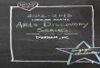 Arts Discovery Educational Series 2012-13
