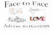 Face to Face Advent Reflections
