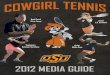2012 Cowgirl Tennis Media Guide