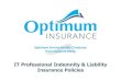 It professional indemnity & liability insurance policies