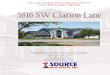 1 Source - Homebook 5816 SW Clarion Lane
