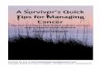 A survivors quick tips to managing cancer booklet 6 1 14