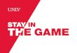 UNLV: Stay in the Game