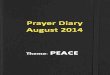 Aug 2014 prayer diary