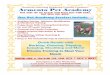 Armenta Pet Academy Flier August 2014