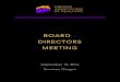 2014 Fall Board of Directors Packet