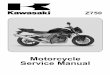 Kawasaki z750 service manual