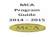 MCA Program Guide 2014-2015