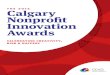 2012 Calgary Nonprofit Innovation Awards
