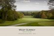 West Surrey Golf Club Official Brochure 2014 - 2015