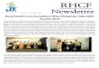 RHCF NEWSLETTER May-August 2014