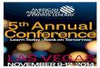 5th Annual Conference Program