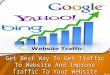 Get best way to get traffic to website and improve traffic to your website