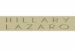 HILLARY LAZARO Design Folio