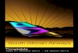 South African Airways Timetable