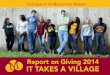 Report on Giving 2014
