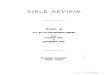 Hiram E. Butler - Bible Review Vol. 1 Pt. 1 (1902)