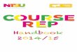 Course Rep Handbook, 2014/15