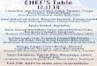 The Reefs Chef's Table Menu 12-17