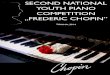 Second National Youth Piano Competition „Frederic Chopin”