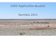 CEED Application Namibia 2015 - Second Round