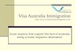 Visa australia immigration - an enterprise of immigration overseas