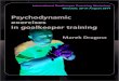 Psychodynamic exercises in goalkeeper training MAREK DRAGOSZ