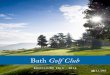 Bath Golf Club Brochure 2015 - 2016