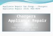 Washer Repair San Diego - Chargers Appliance Repair (619) 468-4644