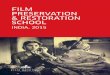 Film Preservation & Restoration School India, 2015