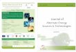 Journal of alternate energy sources & technologies (vol5, issue2)
