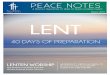 Peace Notes March 2015