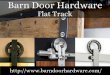 Flat Track Barn Door Hardware : All Included