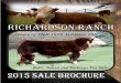 Richardson Ranch 2015 spring sale brochure