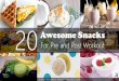 20 Awesome Snacks for Pre and Post Workout