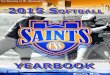 2015 St. Scholastica Softball Yearbook