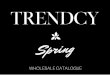 Trendcy Spring 2015. Wholesale Catalogue
