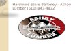 Berkeley Windows Showroom - Ashby Lumber (510) 843-4832