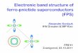 Electronic band structure of ferro-pnictide superconductors