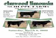 Elmwood Limousin 20th Annual Production Sale