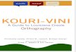 Guide to Louisiana Creole Orthography